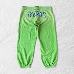 Victoria's Secret PINK low rise green sweatpants